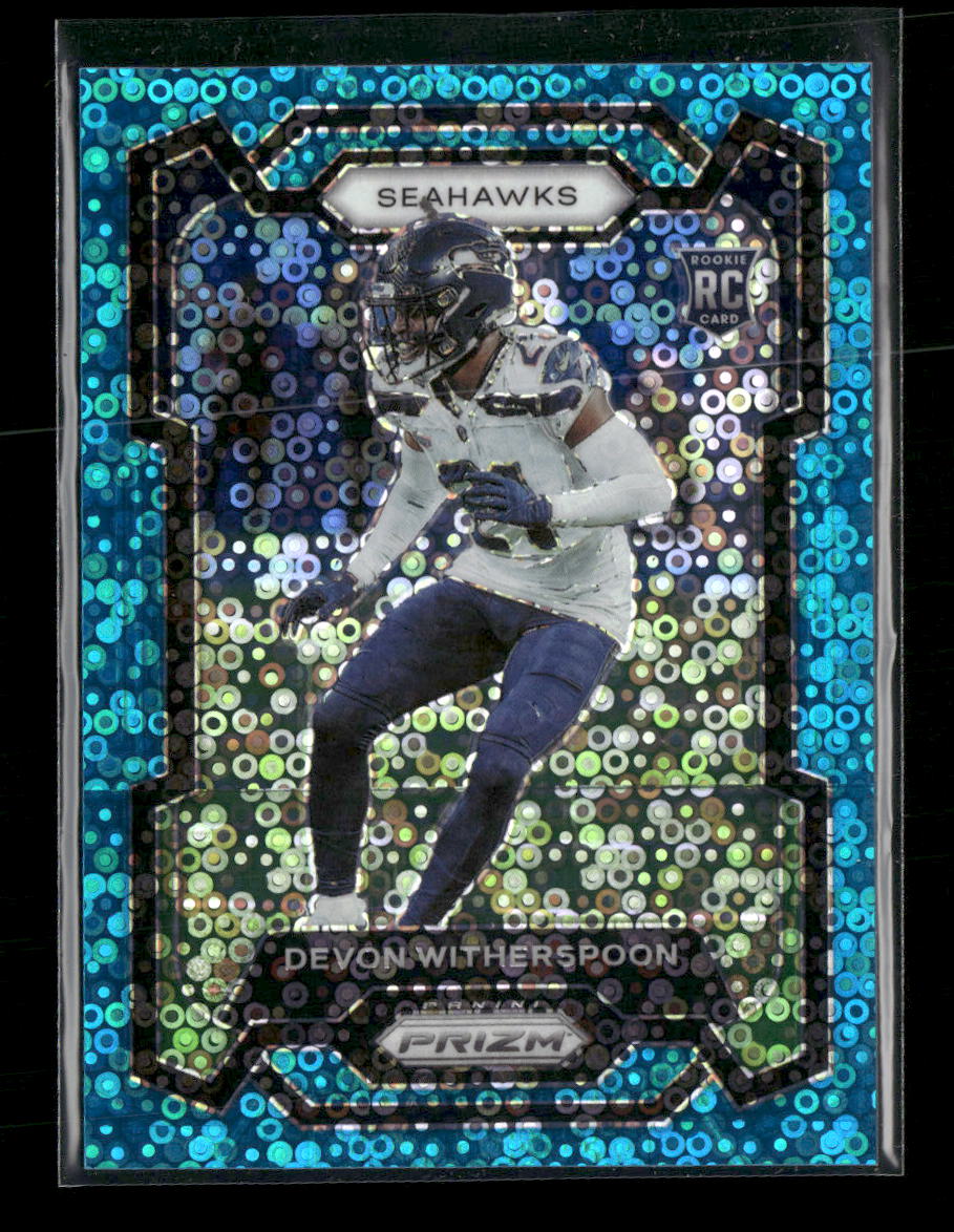 2023 Panini Prizm No Huddle Blue Devon Witherspoon #/95 #389