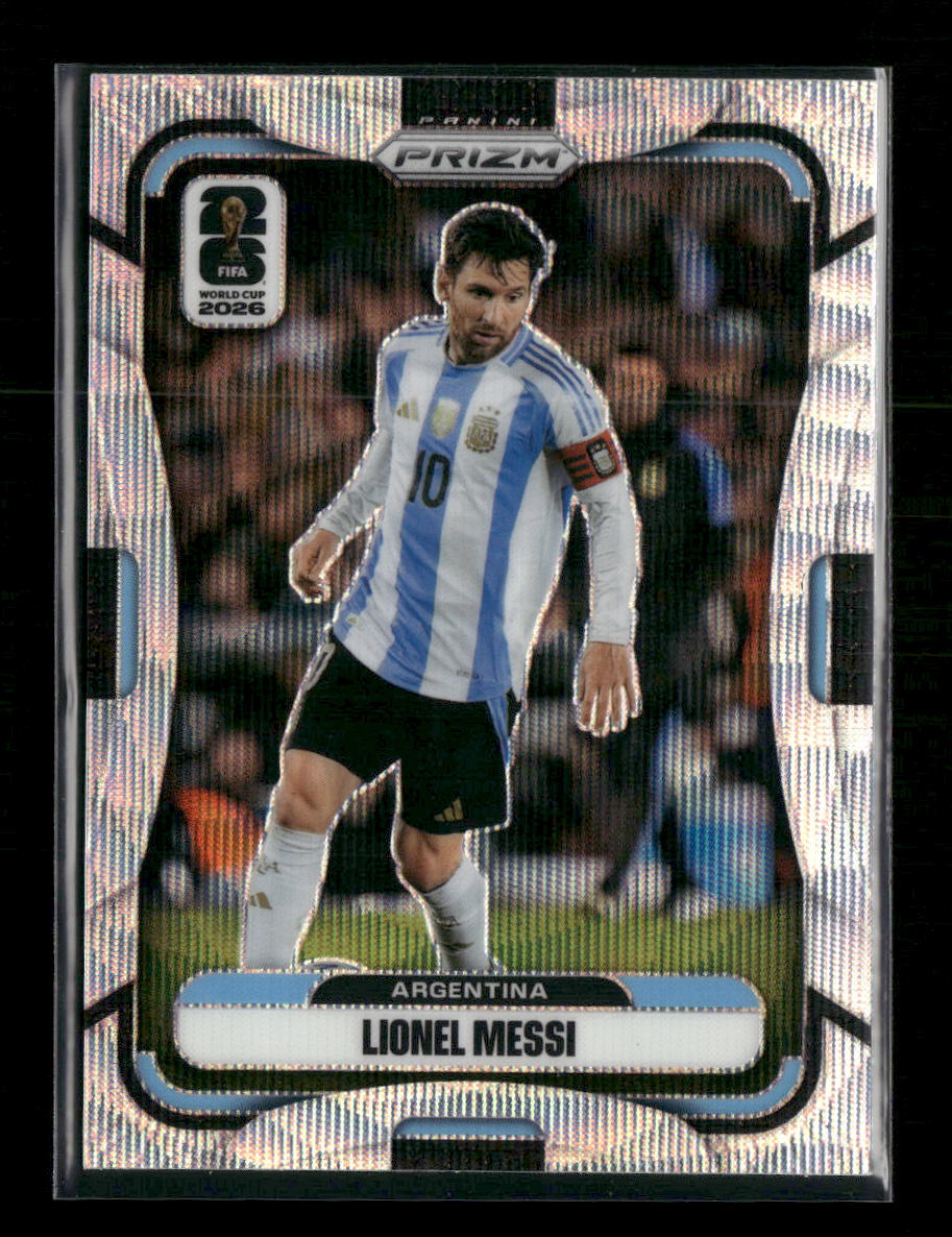 2026 Panini Prizm FIFA World Cup Wave Prizms Lionel Messi #10