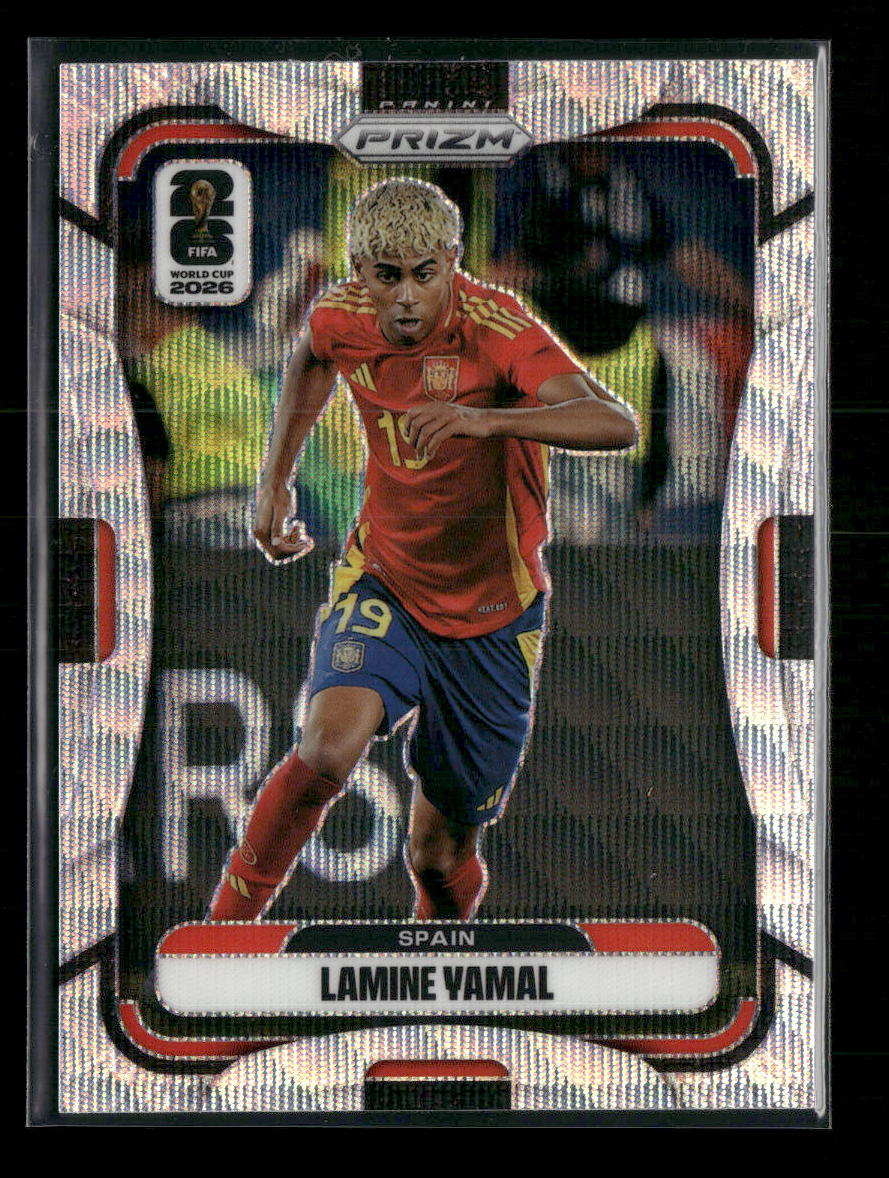 2026 Panini Prizm FIFA World Cup Wave Prizms Lamine Yamal #70