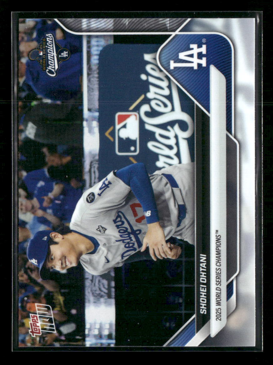 2025 Topps Now World Series Champions Los Angeles Dodgers Shohei Ohtani #WS-1SP