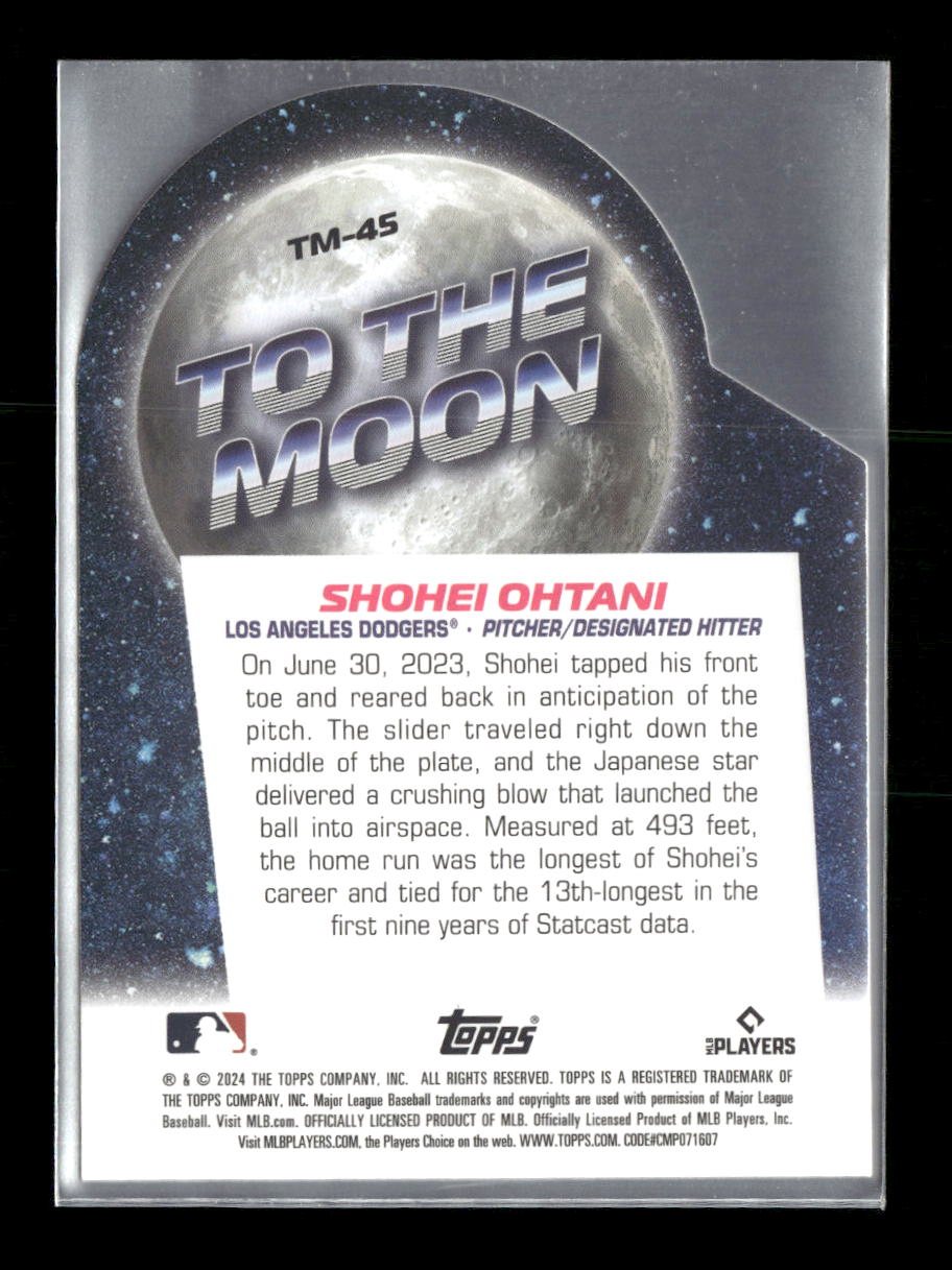 2024 Topps Big League To the Moon Die Cuts Shohei Ohtani #TM-45