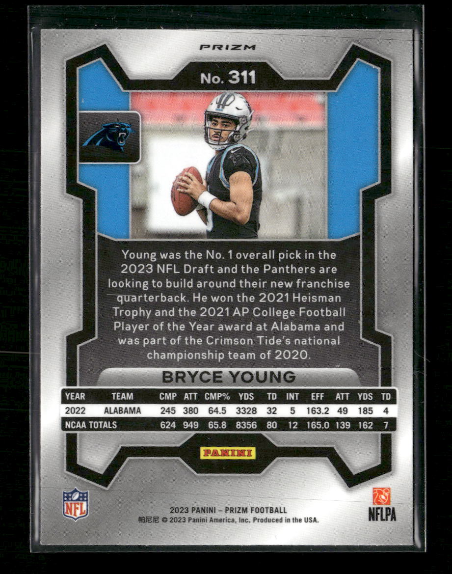 2023 Panini Prizm Silver Bryce Young #311
