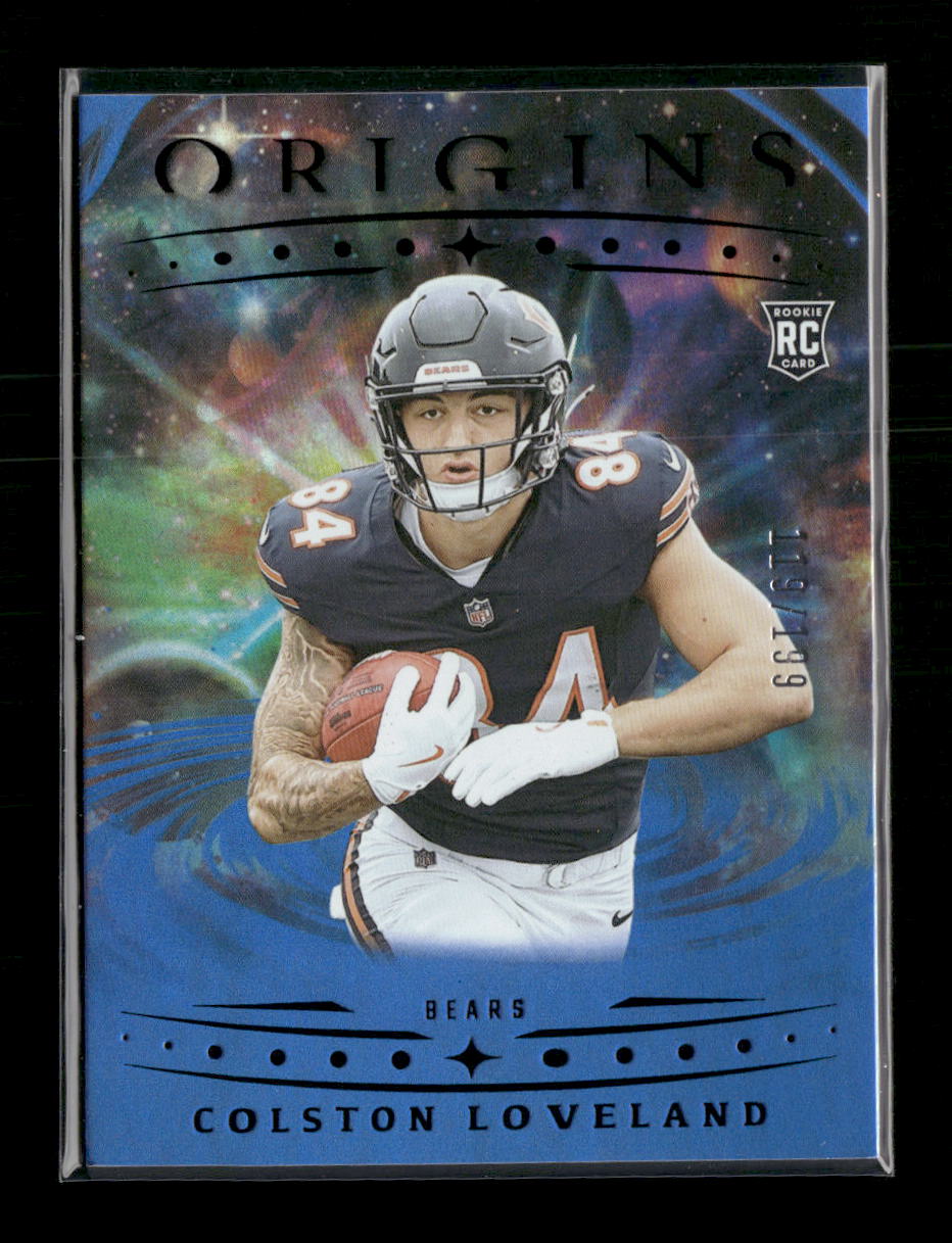 2025 Panini Origins Holo Blue Colston Loveland RC #/199 #137
