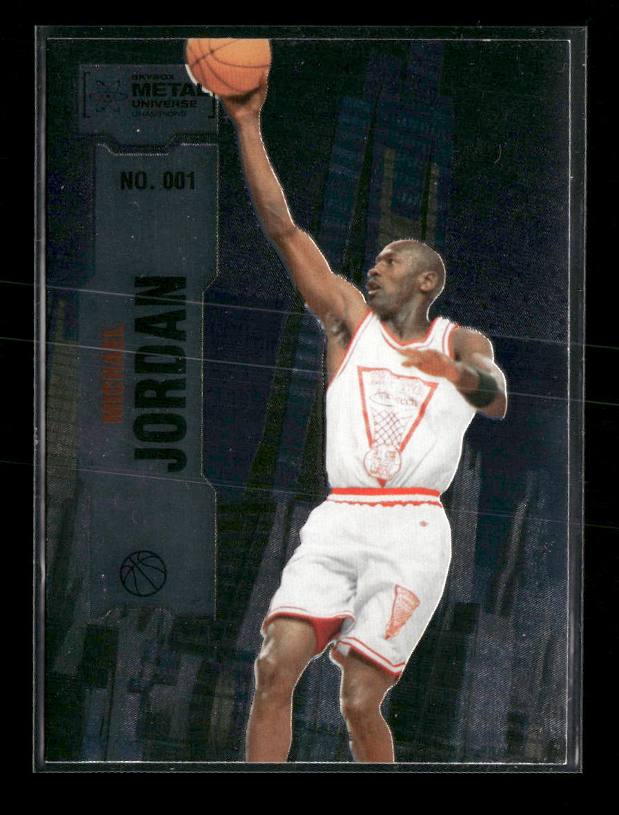 2022 SkyBox Metal Universe Champions Michael Jordan #001