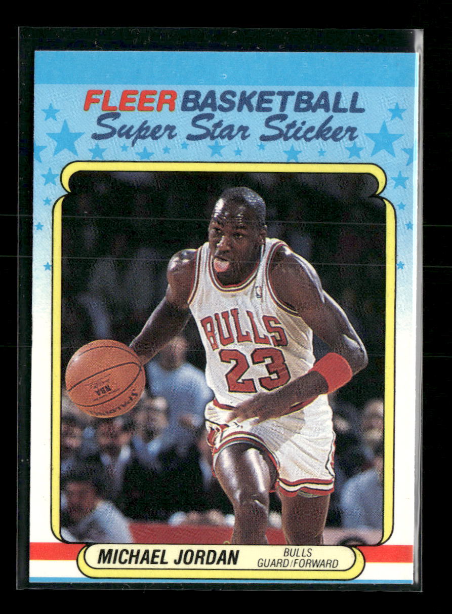 1988-89 Fleer Stickers Michael Jordan #7