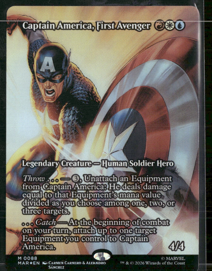 Marvel Universe Eternal-Legal Captain America, First Avenger (Borderless) #88