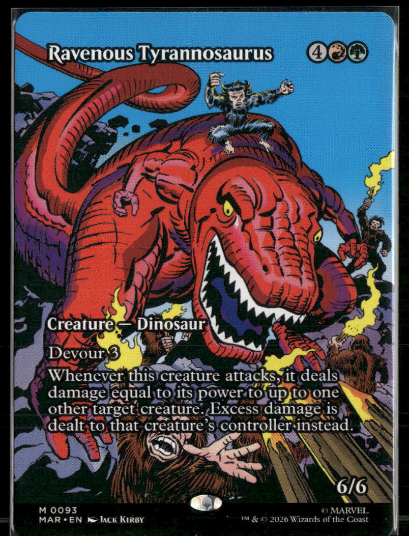 Marvel Universe Eternal-Legal Ravenous Tyrannosaurus (Borderless) #93