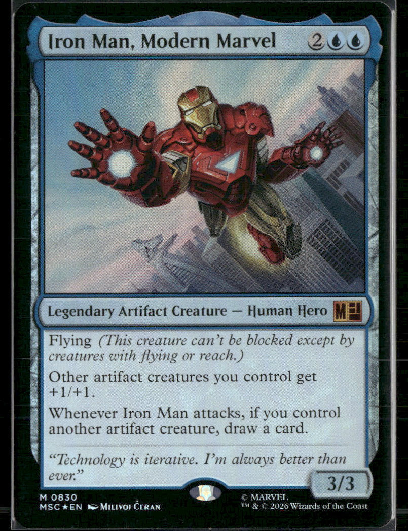 Commander: Marvel Super Heroes Iron Man, Modern Marvel #830