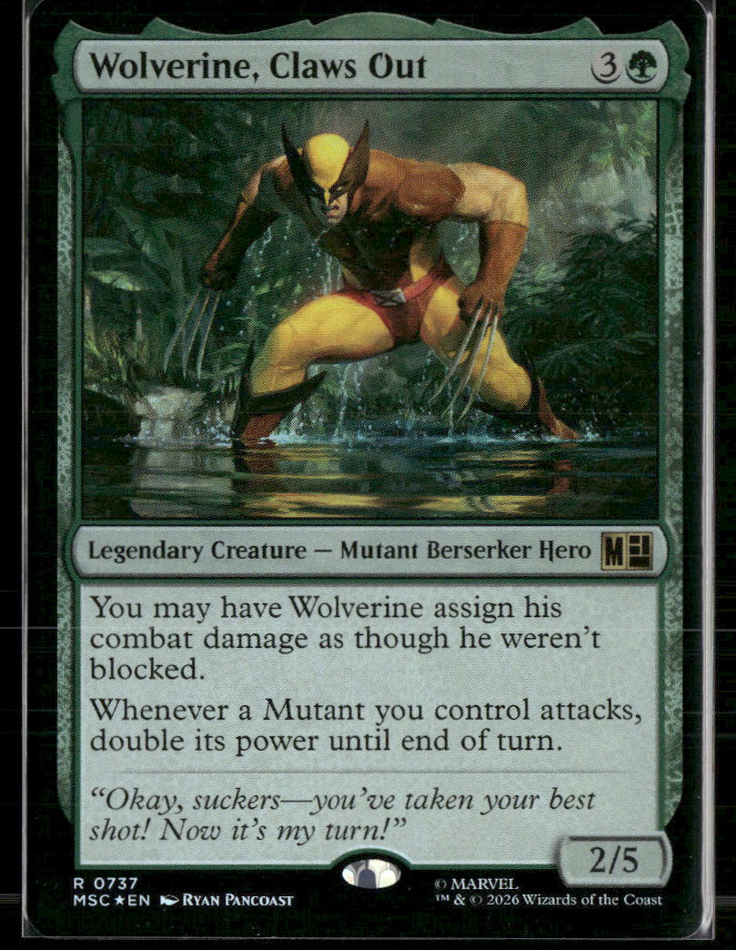 Commander: Marvel Super Heroes Wolverine, Claws Out #737