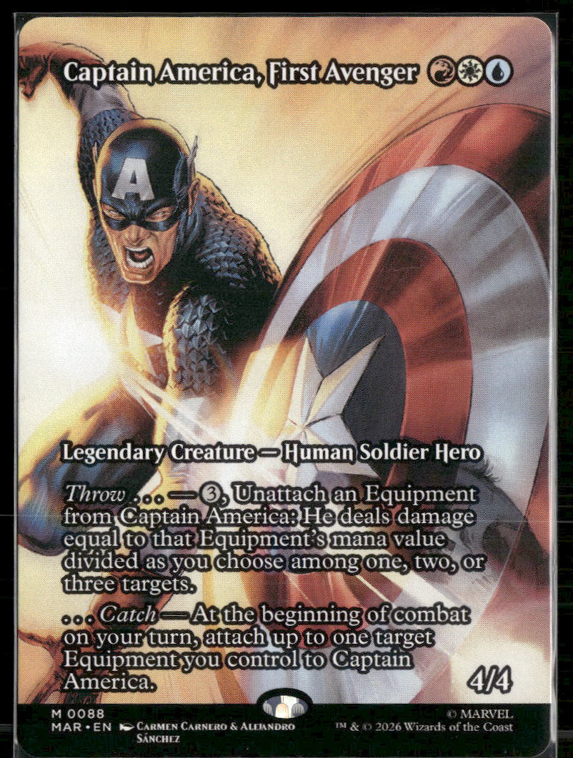 Marvel Universe Eternal-Legal Captain America, First Avenger (Borderless) #88