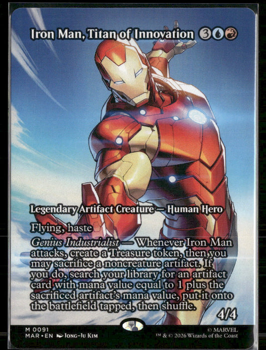 Marvel Universe Eternal-Legal Iron Man, Titan of Innovation (Borderless) #91