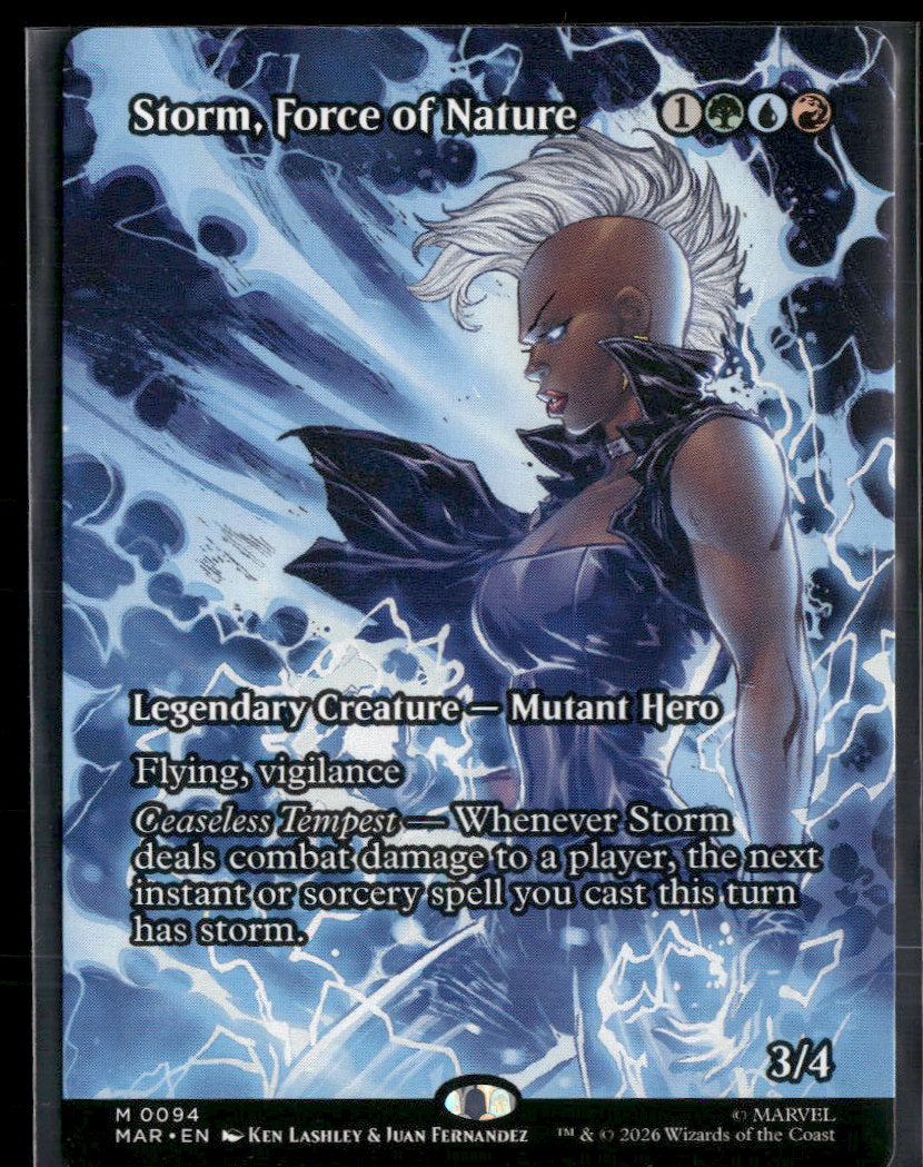 Marvel Universe Eternal-Legal Storm, Force of Nature (Borderless) #94