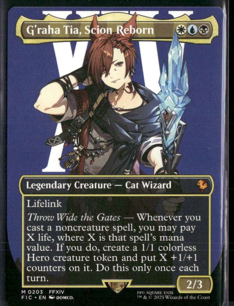 Commander: FINAL FANTASY G'raha Tia, Scion Reborn (Borderless) #203