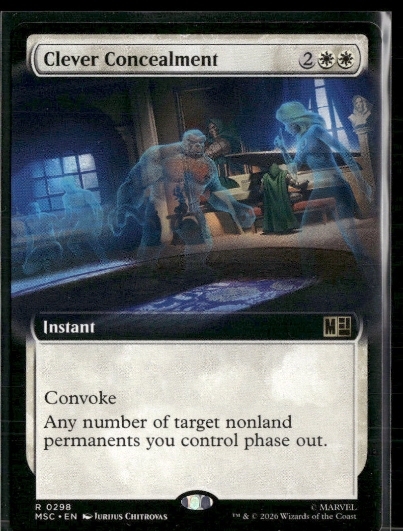 Commander: Marvel Super Heroes Clever Concealment (Extended Art) #298