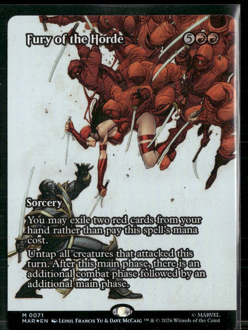 Marvel Universe Eternal-Legal Fury of the Horde (Borderless) #71