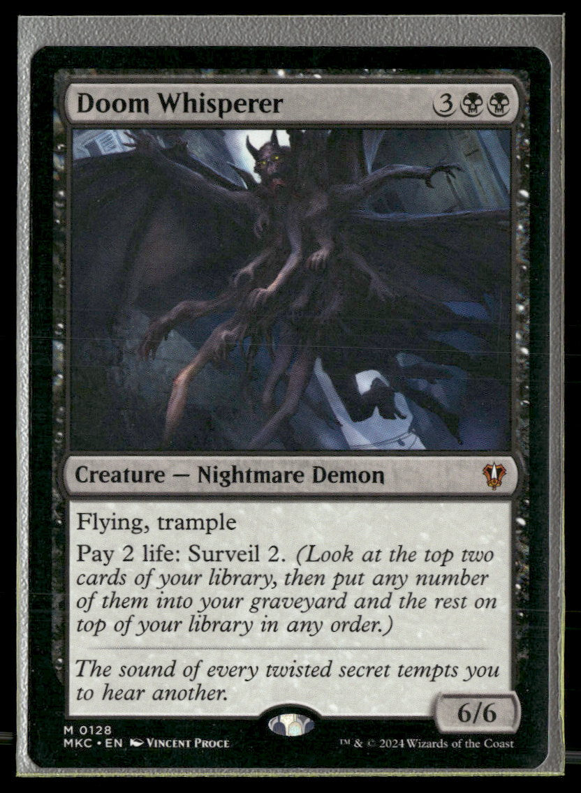 Commander: Murders at Karlov Manor Doom Whisperer #128