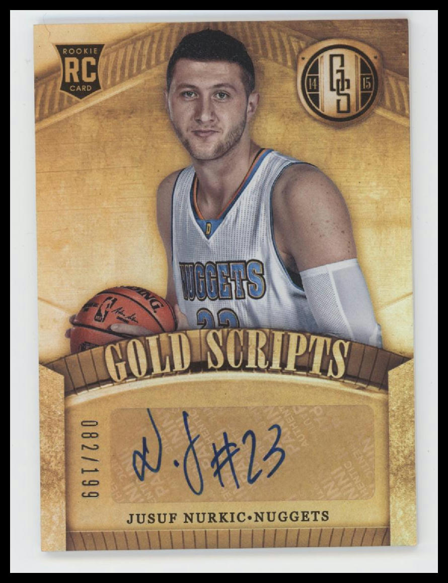 2014-15 Panini Gold Standard Gold Scripts Al-Farouq Aminu #/199 AU #31