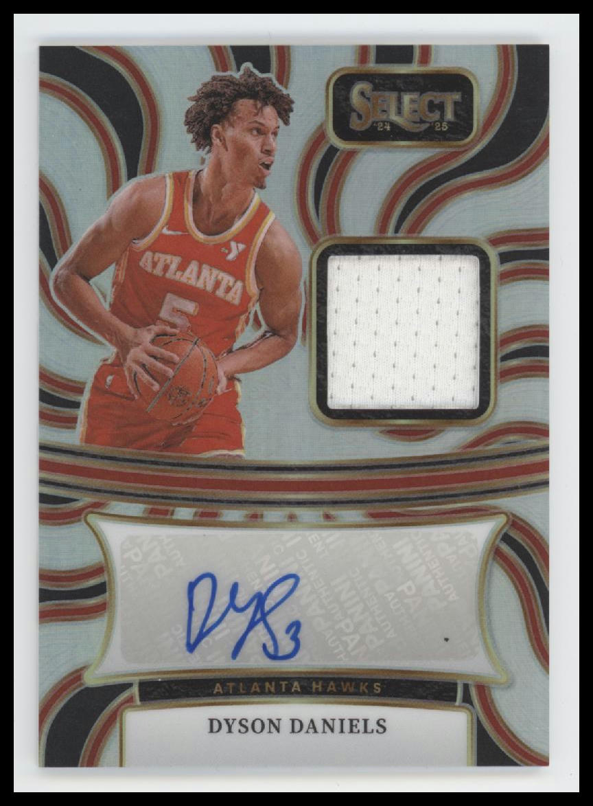 2024-25 Panini Select Autographed Memorabilia Dyson Daniels #/199 AU #AM-DYS