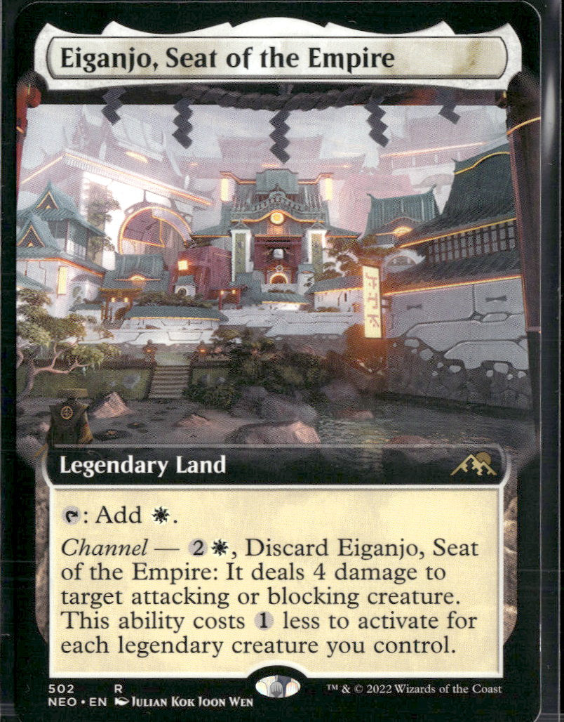 Kamigawa: Neon Dynasty Eiganjo, Seat of the Empire (Extended Art) #502