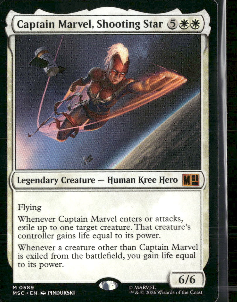 Commander: Marvel Super Heroes Captain Marvel, Shooting Star #589