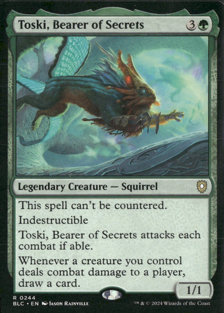 Commander: Bloomburrow Toski, Bearer of Secrets #244