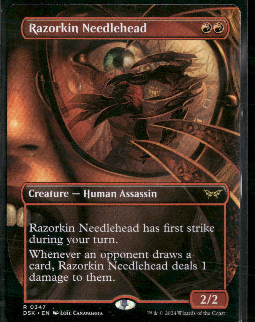 Duskmourn: House of Horror Razorkin Needlehead (Borderless) #347