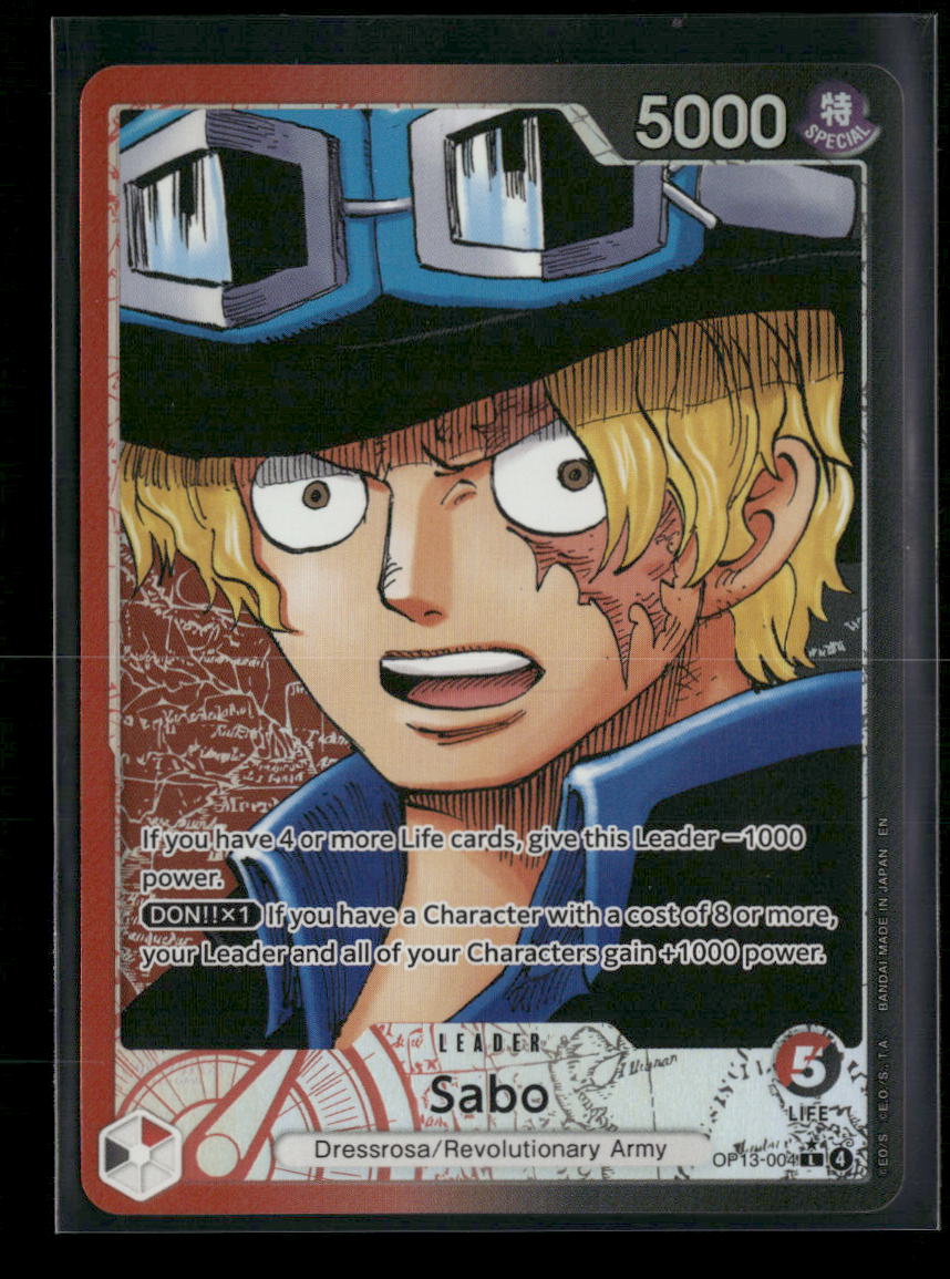 Carrying On His Will Sabo (004) (Alternate Art) #OP13-004