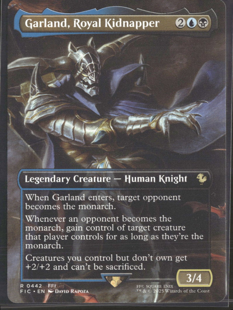 Commander: FINAL FANTASY Garland, Royal Kidnapper (Borderless) #442