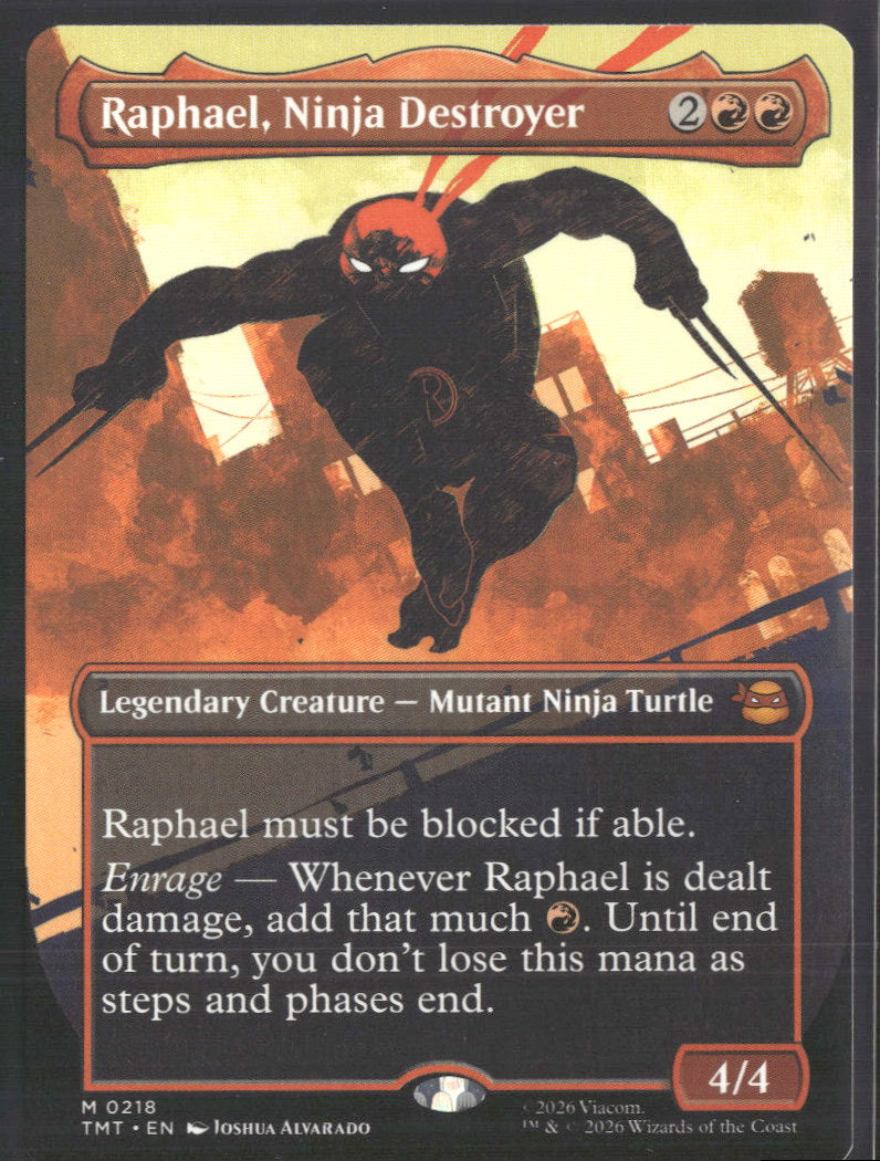 Teenage Mutant Ninja Turtles Raphael, Ninja Destroyer (Borderless) #218