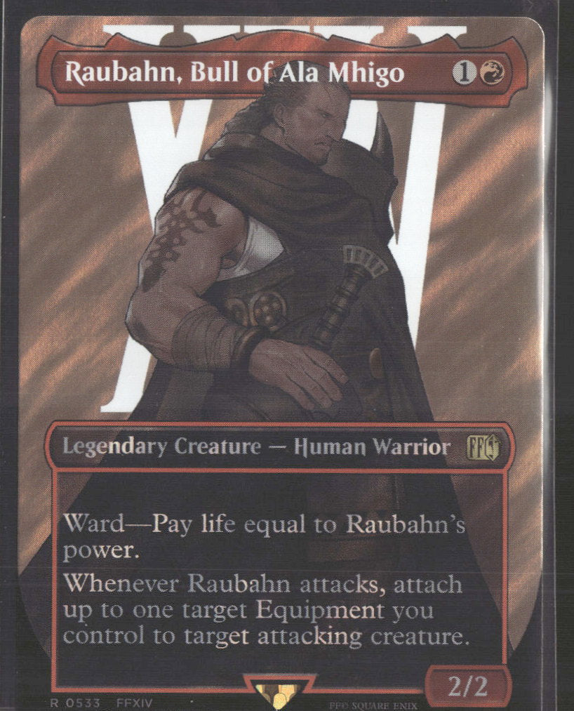 FINAL FANTASY Raubahn, Bull of Ala Mhigo (Borderless) (Surge Foil) #533