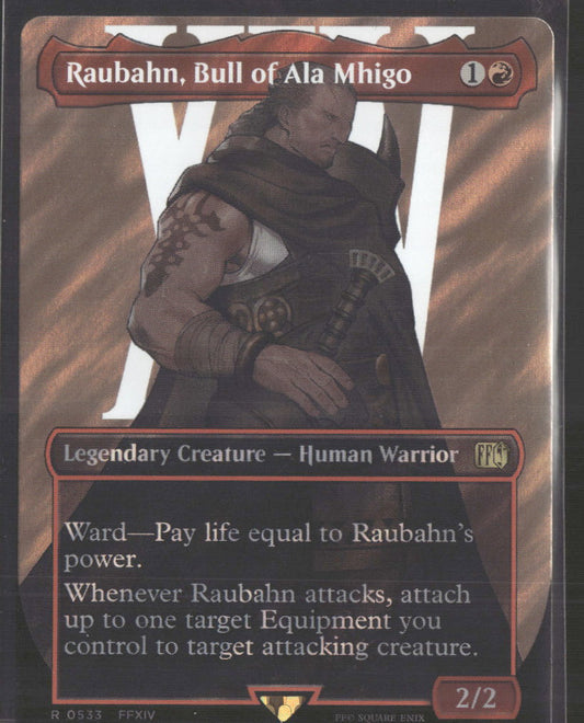 FINAL FANTASY Raubahn, Bull of Ala Mhigo (Borderless) (Surge Foil) #533