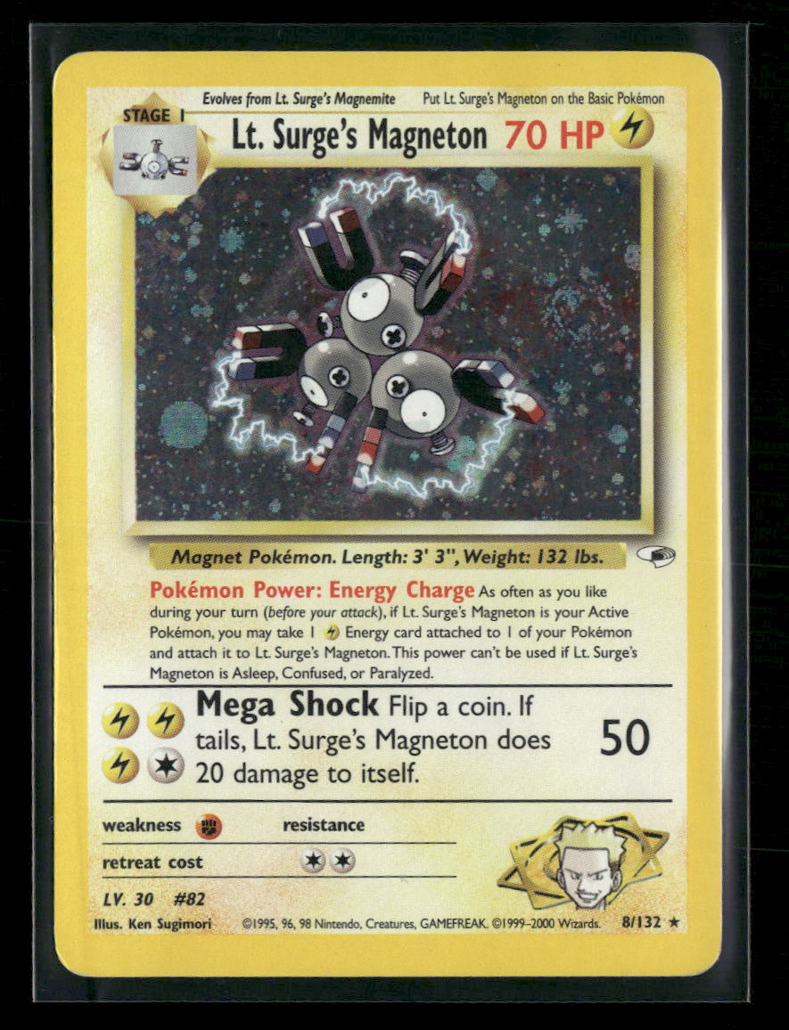 Gym Heroes Lt. Surge's Magneton Unlimited #008/132