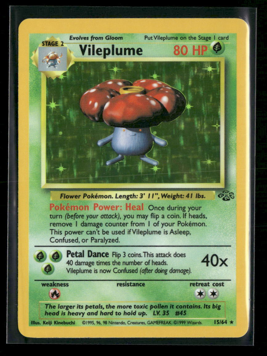 Jungle Vileplume (15) Unlimited #15/64