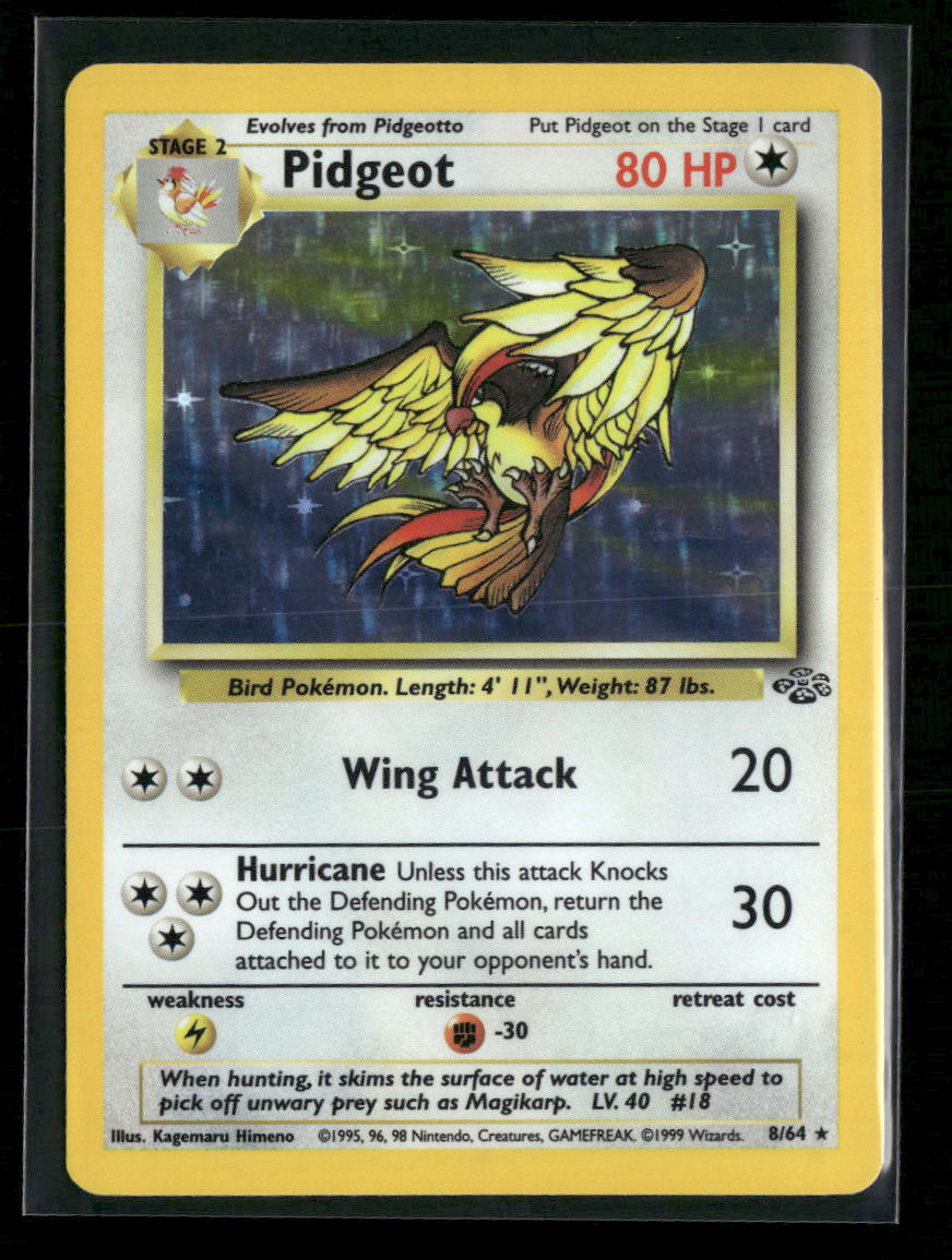 Jungle Pidgeot (8) Unlimited #08/64
