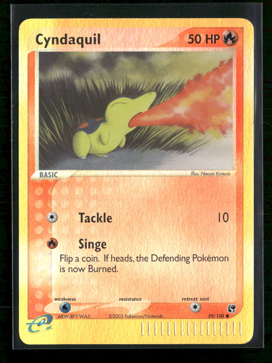 EX Sandstorm Cyndaquil Reverse Holo #59/100