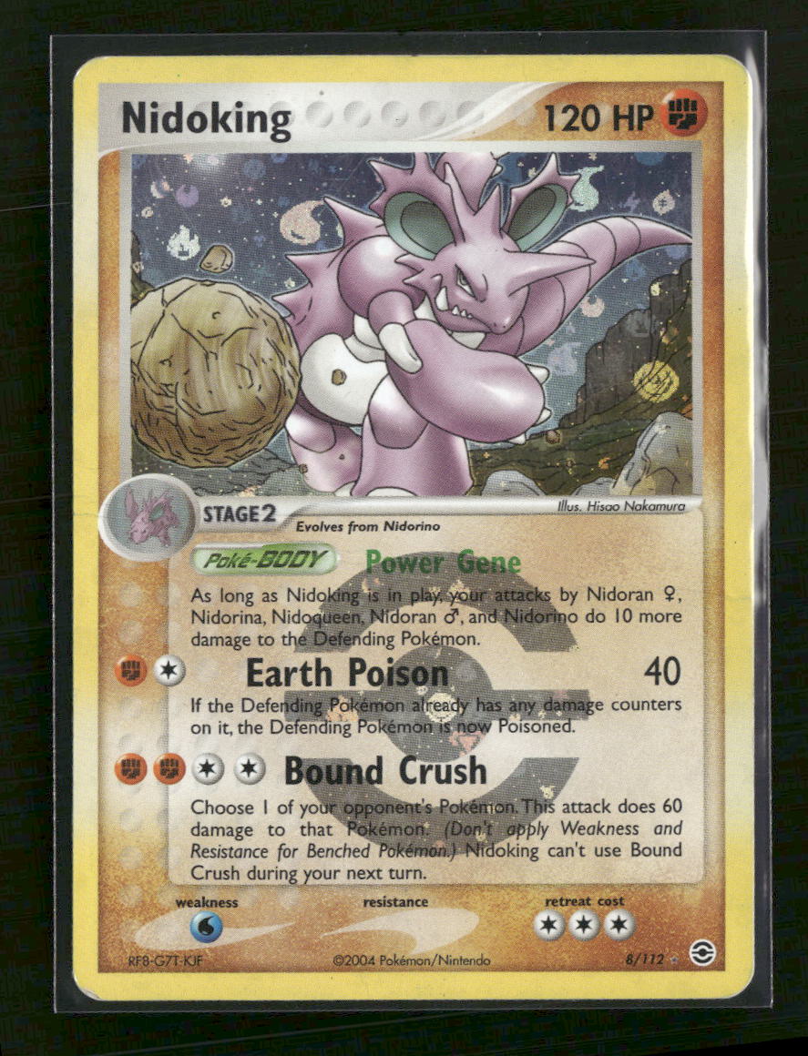 EX FireRed & LeafGreen Nidoking #8/112 *Damaged*