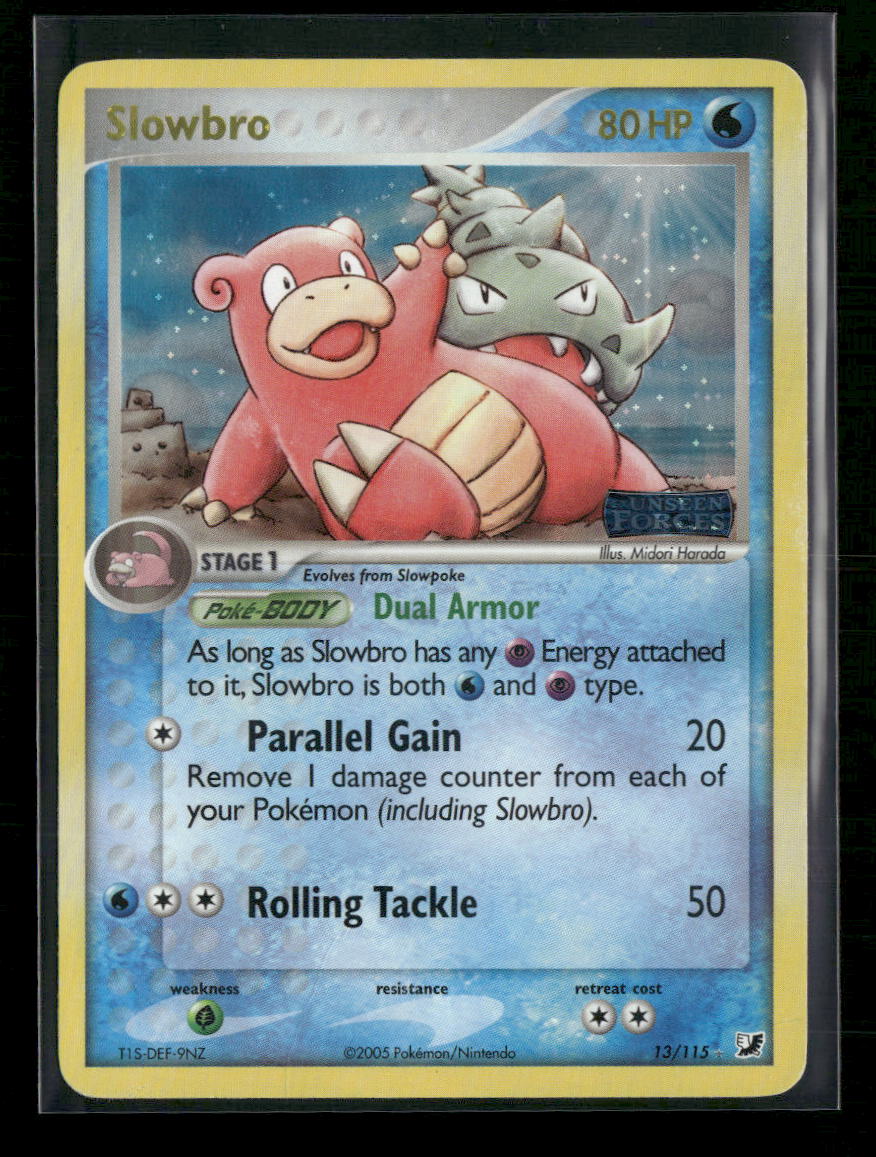 Unseen Forces Slowbro #13/115 *Damaged*