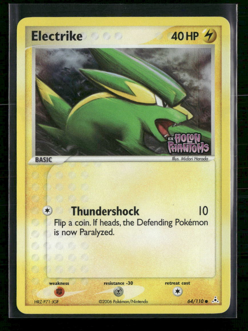 EX Holon Phantoms Electrike Reverse Holo #64/110