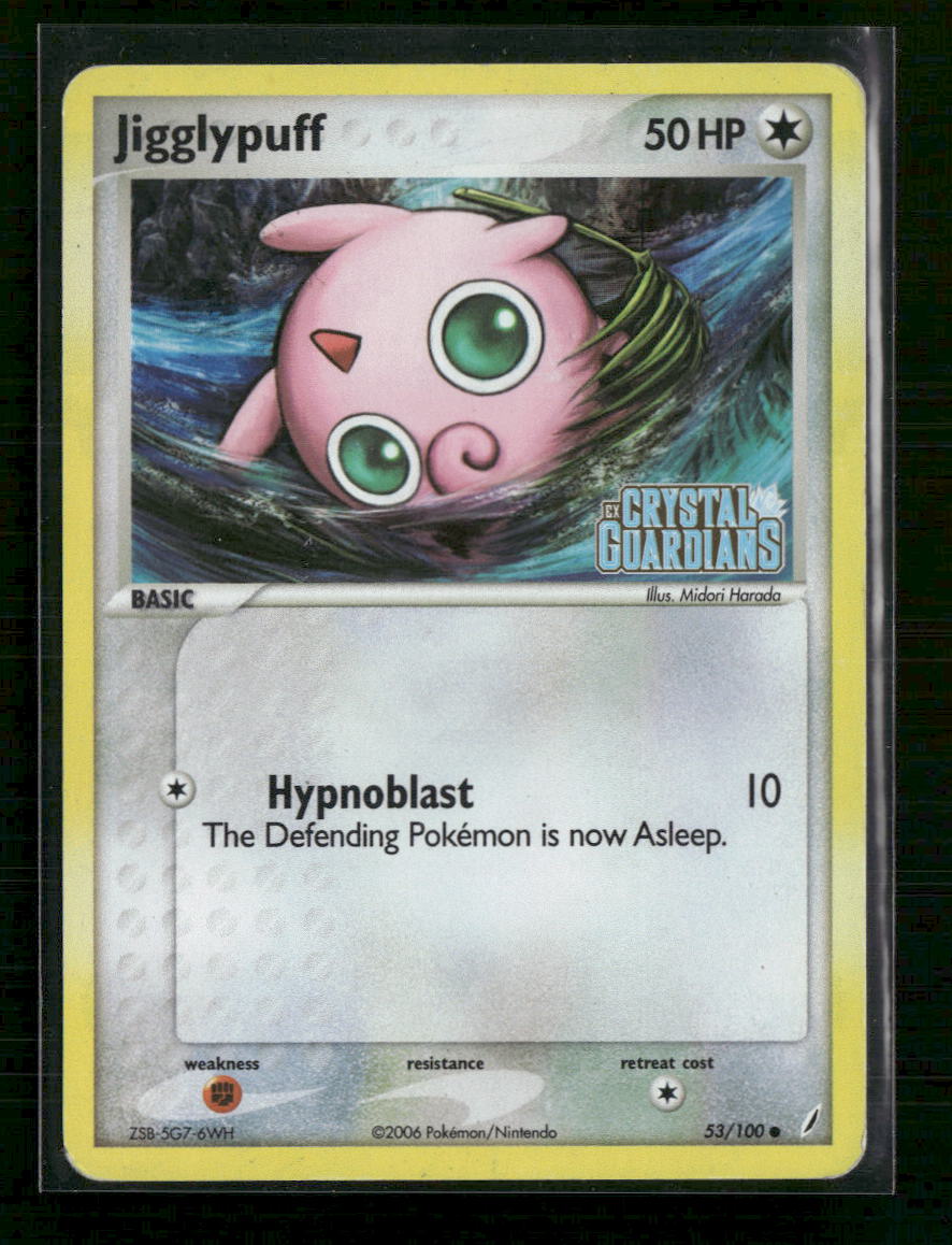 Crystal Guardians Jigglypuff Reverse Holo #53/100