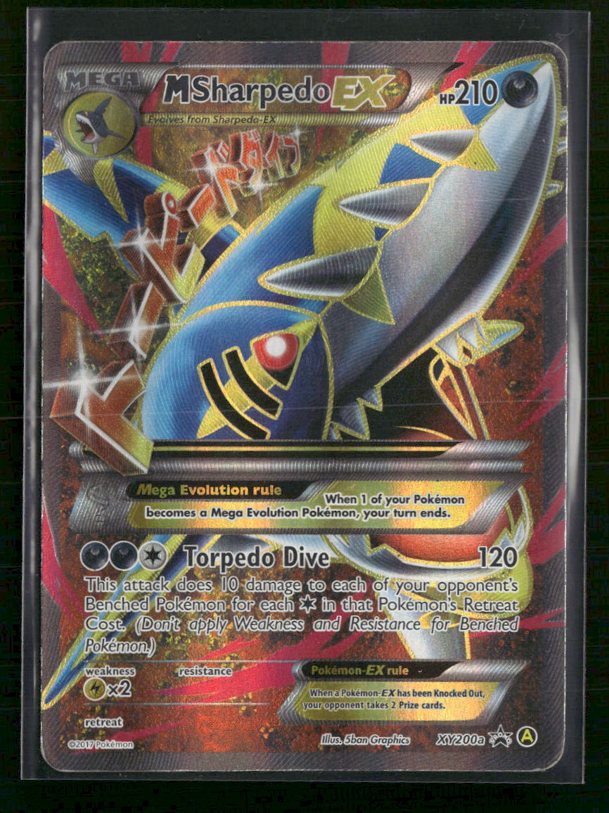 Alternate Art Promos M Sharpedo EX #XY200a *Damaged*