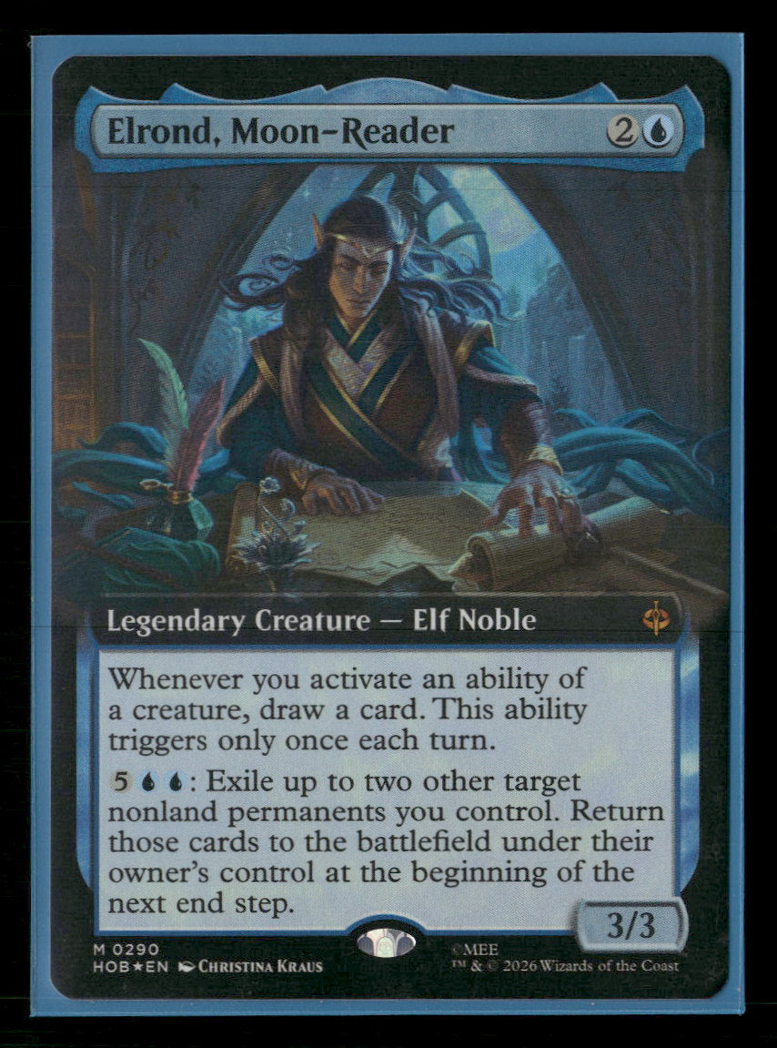 The Hobbit Elrond, Moon-Reader (Extended Art) Foil #290