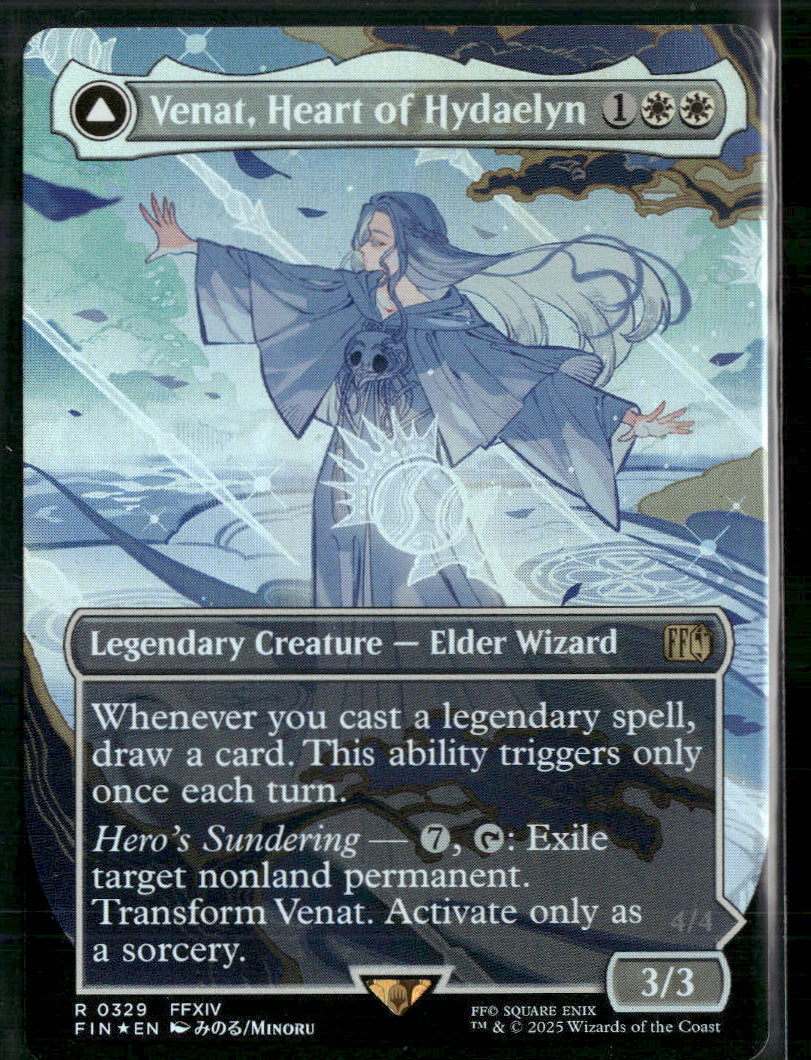 FINAL FANTASY Venat, Heart of Hydaelyn (Borderless) Foil #329