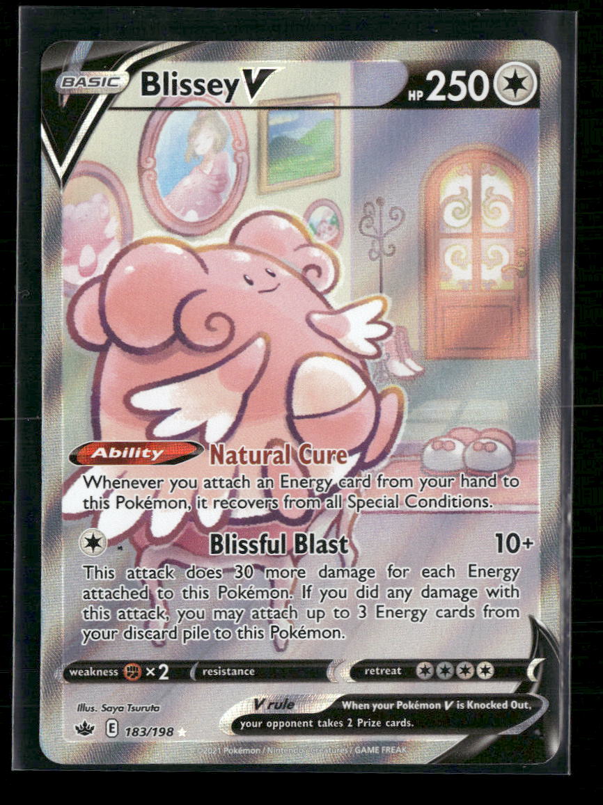 SWSH06: Chilling Reign Blissey V (Alternate Full Art) #183/198