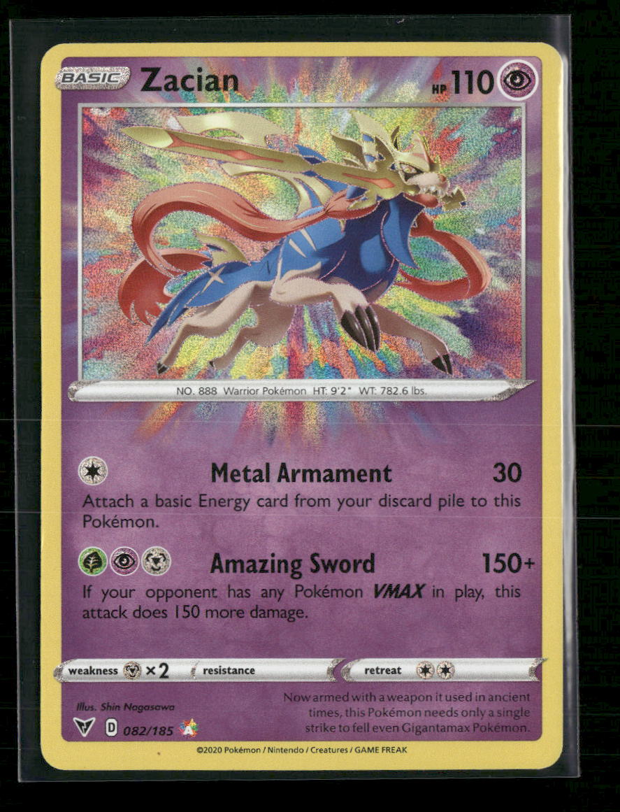 SWSH04: Vivid Voltage Zacian #082/185