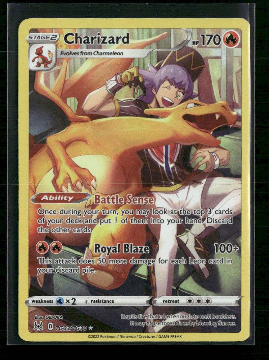 SWSH11: Lost Origin Trainer Gallery Charizard #TG03/TG30