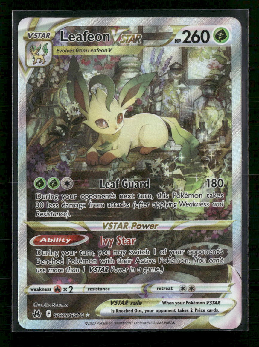 SWSH: Crown Zenith: Galarian Gallery Leafeon VSTAR #GG35/GG70