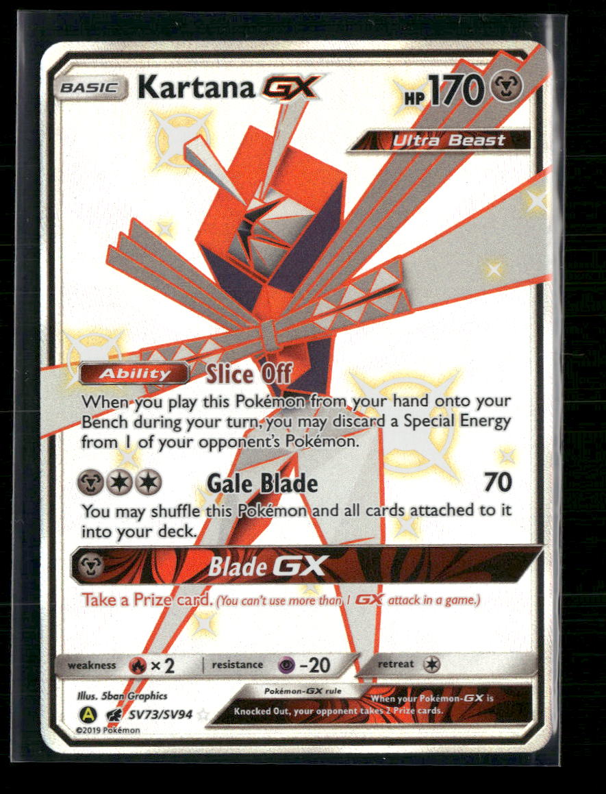 Hidden Fates: Shiny Vault Kartana GX #SV73/SV94