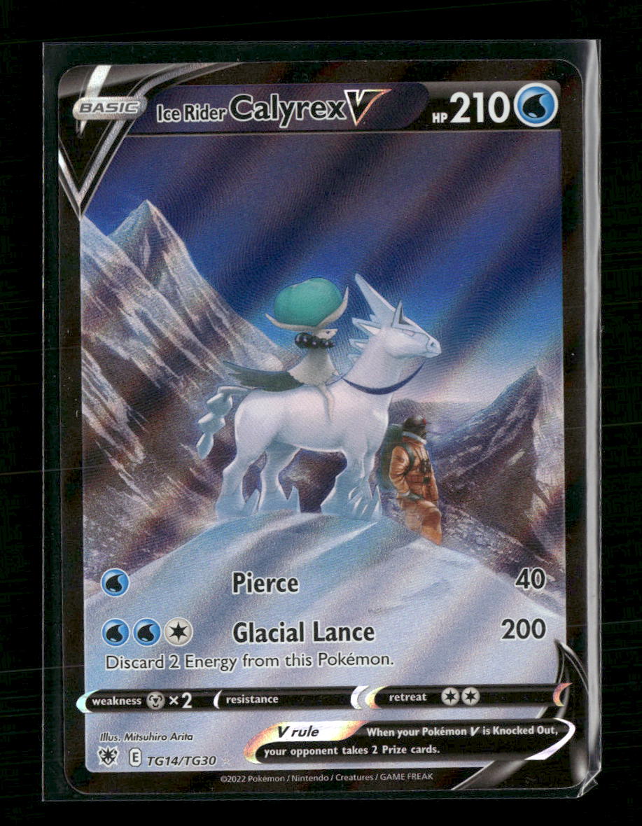 SWSH10: Astral Radiance Trainer Gallery Ice Rider Calyrex V #TG14/TG30