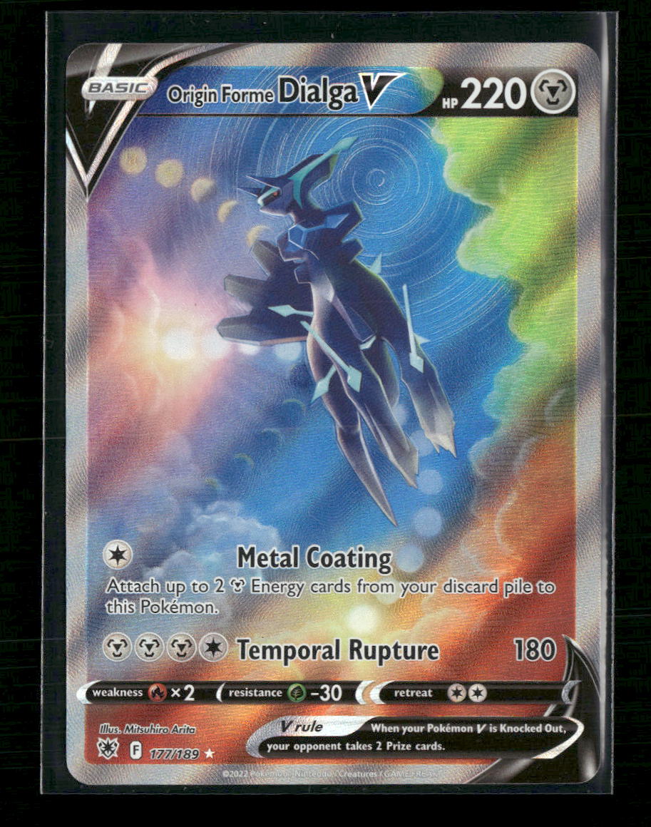 SWSH10: Astral Radiance Origin Forme Dialga V (Alternate Full Art) #177/189