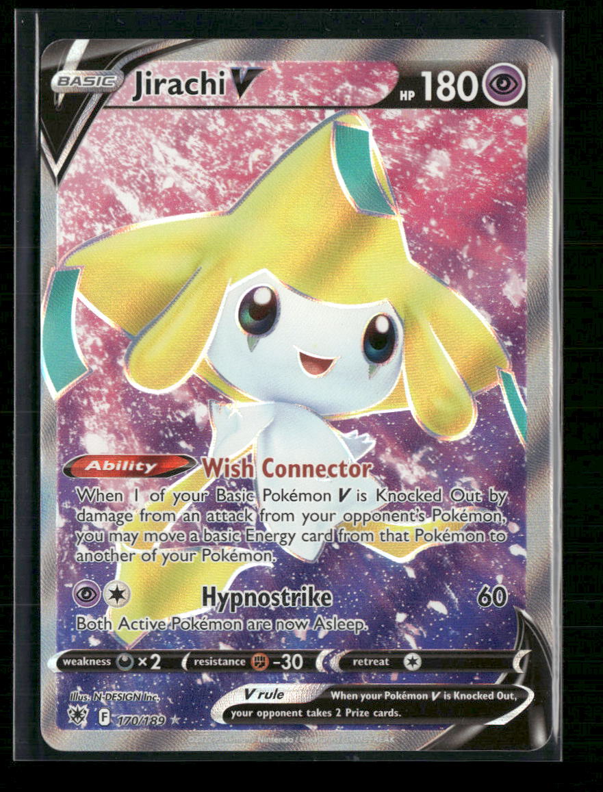 SWSH10: Astral Radiance Jirachi V (Full Art) #170/189